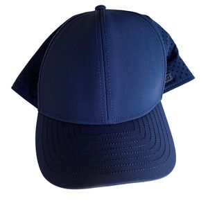 Melin Hydro Performance Baseball Cap Navy Perforated Breathable Snapback M/L Men